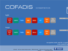 Tablet Screenshot of cofadis.com